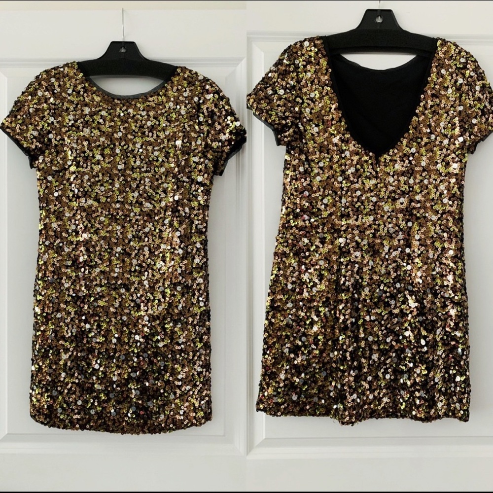 ✨✨ TIBI confetti sequin cocktail dress